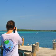 Eco Tours Adventure guide birdwatching at Isla Contoy